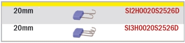 Preview: Hakensonde bipol. einmal verwendbar 20mm 250cm Kabel 1,5mm TP